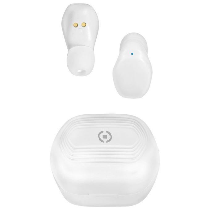 Celly Auricolari True Wireless EarBuds Flip Bianco