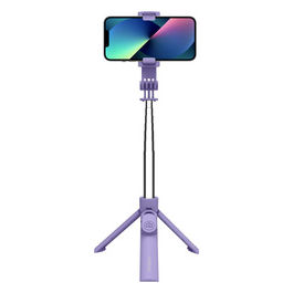 Bastone Selfie Smartphone con Treppiede Viola