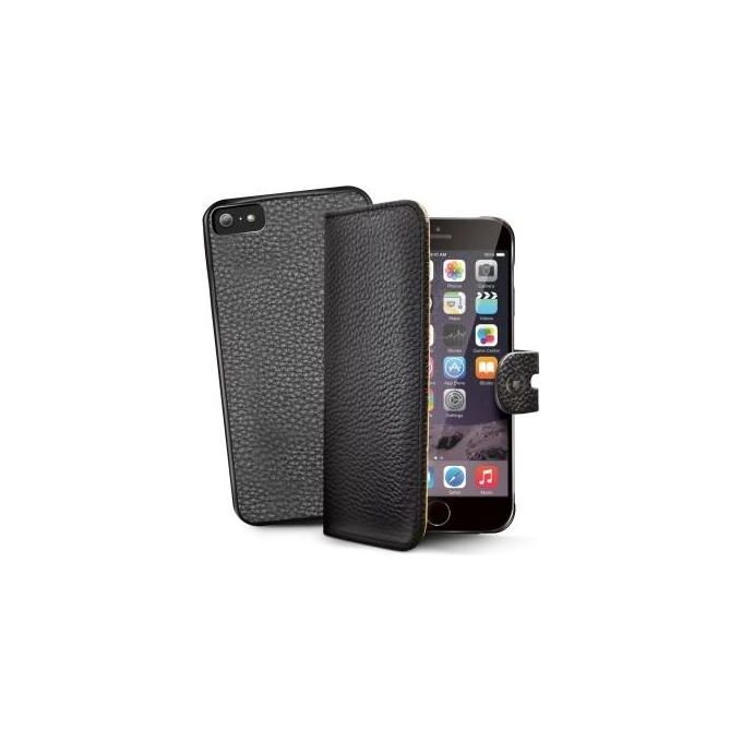 Celly Bk Pu Wallet Case For iPhone 6 Plus