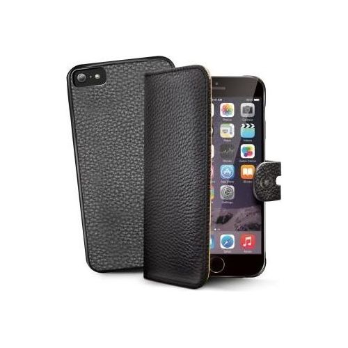 Celly Bk Pu Wallet Case For iPhone 6 Plus