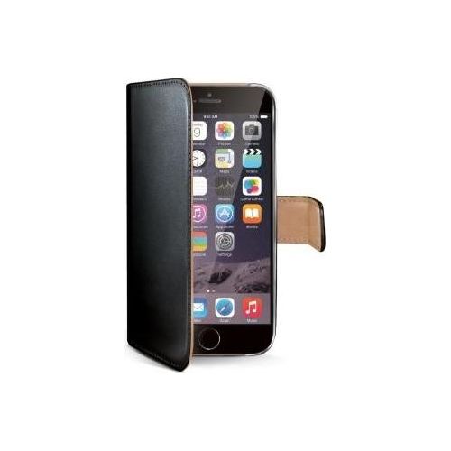 Celly Black Pu Wallet Case iPhone 6 Plus