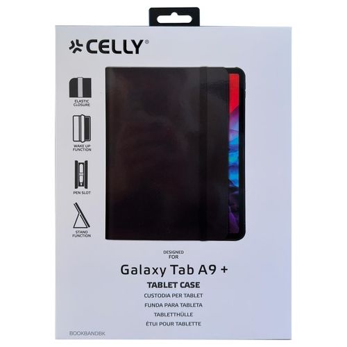 Celly Bookband Galaxy tab a9 Black