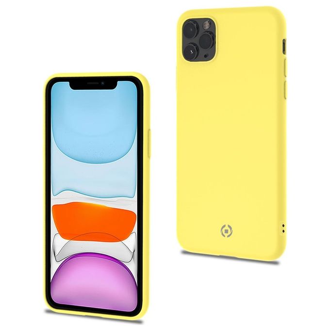 Celly Candy Cover per iPhone 11 Pro Max Giallo