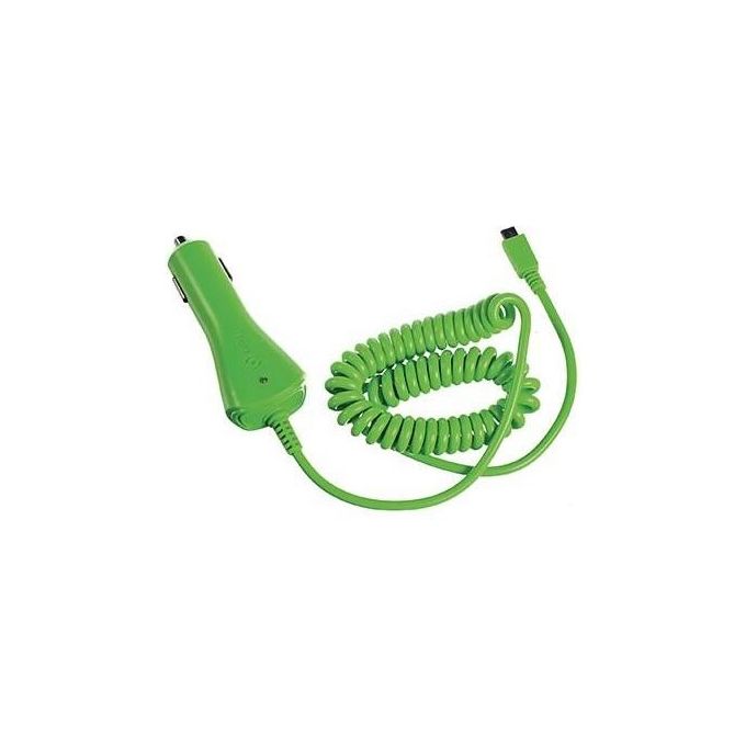 Celly Caricabatterie da Auto 1A Micro-Usb Verde