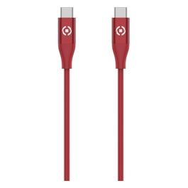 Celly Cavo Usb-C Usb-C Color Rosso