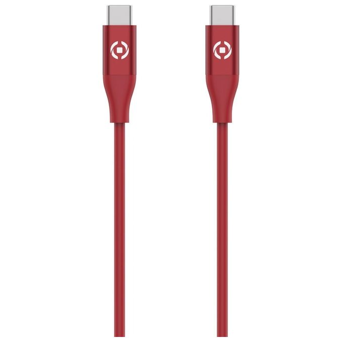 Celly Cavo Usb-C Usb-C Color Rosso