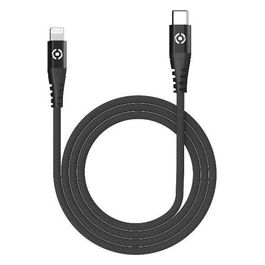 Celly Cavo Usb-C Lightning Nylon 60W Nero