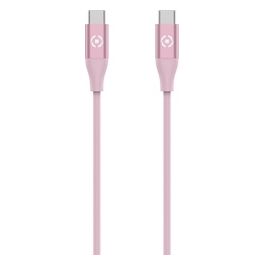 Celly Cavo Usb-C a Usb-C 60W Rosa Recycle