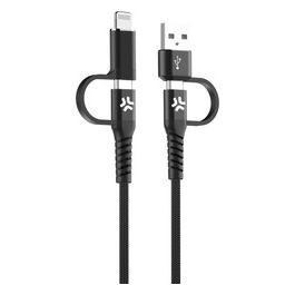 Celly Cavo da Usb-AC a CLight 2mt Nero