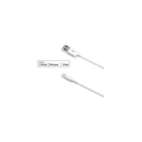 Celly cavo Usb-lightning 2.1a White Certificato mfi 1mt Connettore per iPhone/iPad/iPod, Bianco