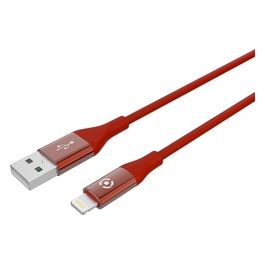 Celly Cavo Usb Lightning Color Rosso