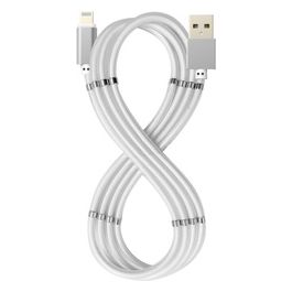 Celly Cavo Usb-A Lightning Magnetico Bianco