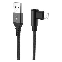 Celly Cavo Usb-A Lightning L-Shape Nero