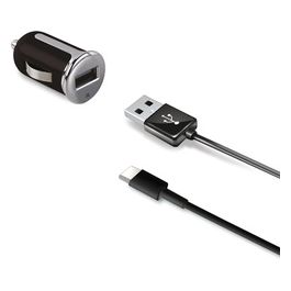 CCUSBTYPEC Caricabatteria da Auto Universale con Cavo USB Tipo C Nero