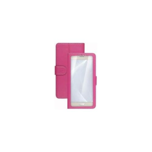 Celly Celly Custodia Universale in Pelle Pink Slide