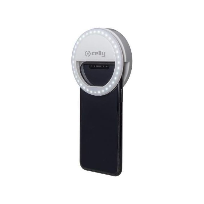 Celly Click Light Pro Flash per Selfie Nero/Bianco