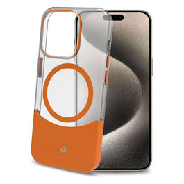 Celly, Cover per Apple iPhone 15 Pro, TPU, Blu, MagSafe