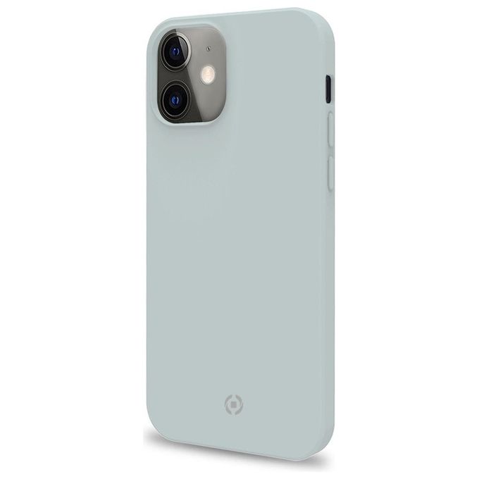 Celly Cover Cromo per iPhone 12 Mini Azzurro