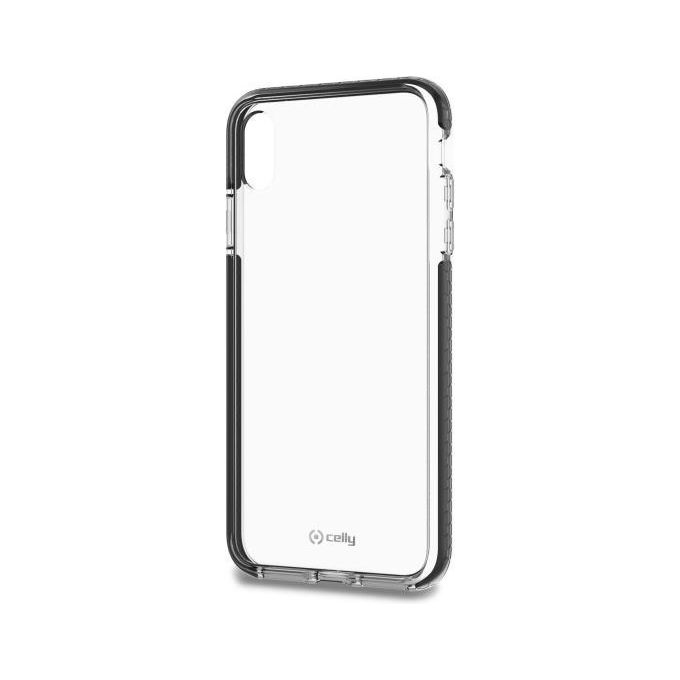 Celly Cover Hexagon per iPhone Xs Max Nero