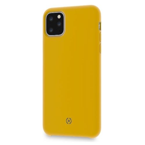 Celly Cover Leaf  per iPhone XI Max Giallo