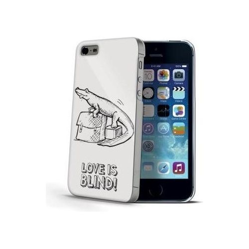 Celly Cover love is Blind iphone 5 Croco
