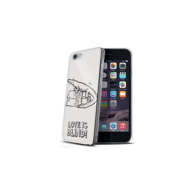 Celly Cover love is Blind iphone 6 plus Croco