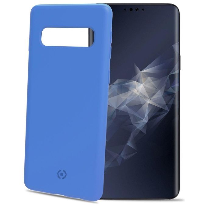 Celly Cover Shock per Samsung Galaxy S10 Blu