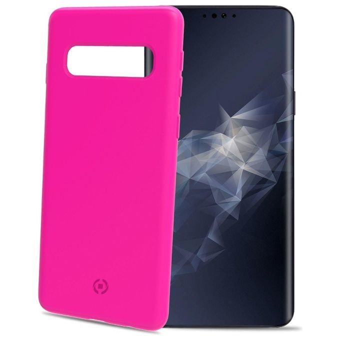 Celly Cover Shock per Samsung Galaxy S10 Rosa