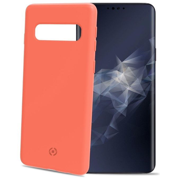 Celly Cover Shock per Samsung Galaxy S10 Arancione