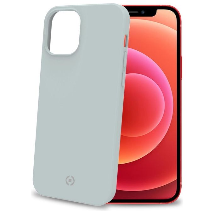 Celly Cromo Cover per iPhone 12/12 Pro Azzurro