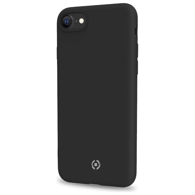 Celly Cromo Cover per iPhone SE 2022-2020-8-7 Nero