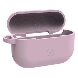 Celly Custodia AIRCASE 3 Per Airpods in Silicone Rosa