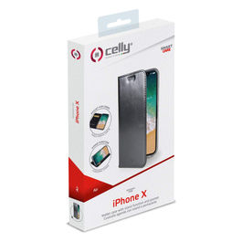 Custodia a Libro in Similpelle Sabbia per iPhone Air