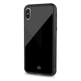 Celly Diamond Glass Case per iPhone X/XS Nero