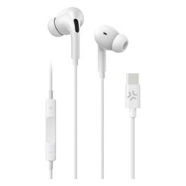 Celly In Ear Stereo Auricolari Wireless Usb-C Bianco