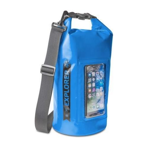 Celly Explorer Dry Bag 5L Custodia Impermeabile per Smartphone fino a  6,2" Blu