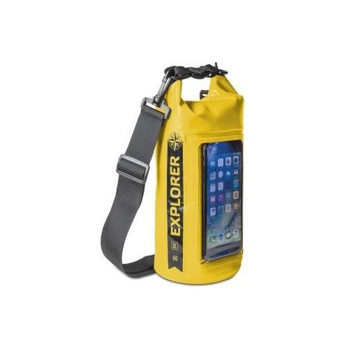 Celly Explorer Dry Bag 2L Custodia Impermeabile per Smartphone fino a  6,2" Giallo