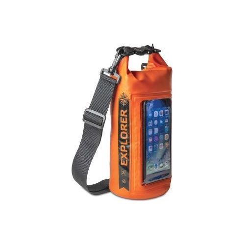 Celly Explorer Dry Bag 2L Custodia Impermeabile per Smartphone fino a  6,2" Arancione