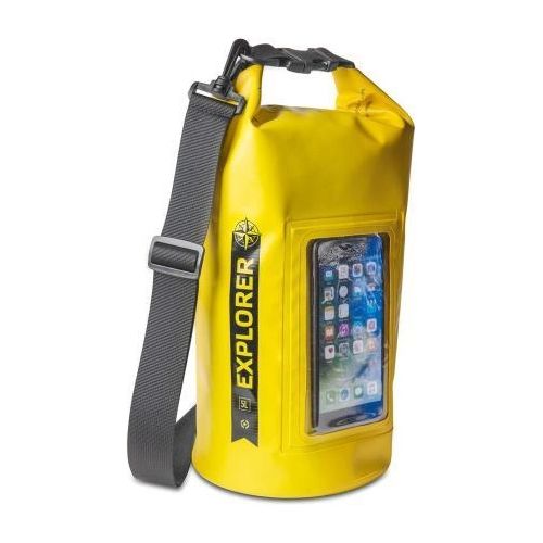 Celly Explorer Dry Bag 5L Custodia Impermeabile per Smartphone fino a  6,2" Giallo