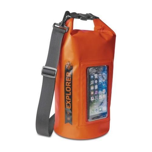Celly Explorer Dry Bag 5L Custodia Impermeabile per Smartphone fino a  6,2" Arancione