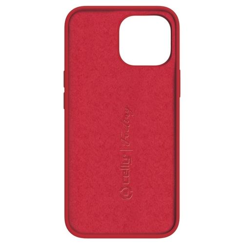 Celly Feeling Cover per iPhone 13 Mini Rosso