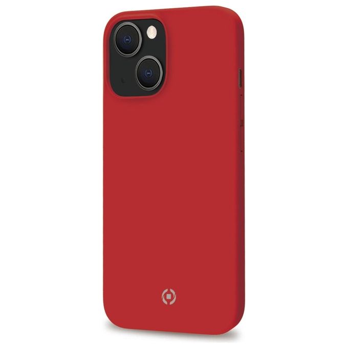 Celly Feeling Cover per iPhone 13 Mini Rosso