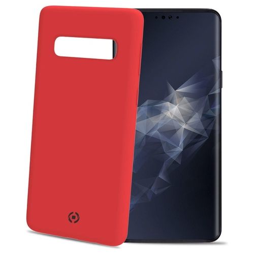 Celly Feeling Cover per Samsung Galaxy S10 Rosso