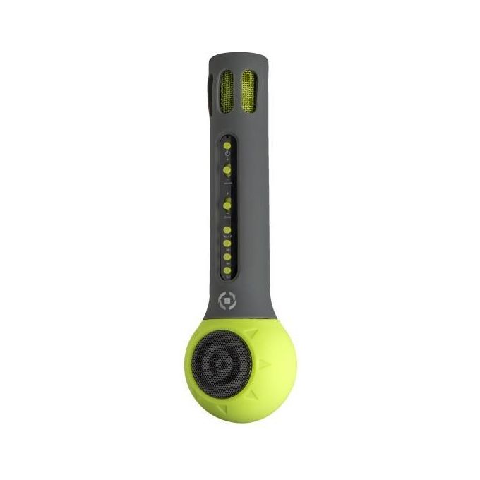 Celly FESTIVALGN Festival Microfono con Speaker Bluetooth 3W Wireless Karaoke Portatile colore Verde