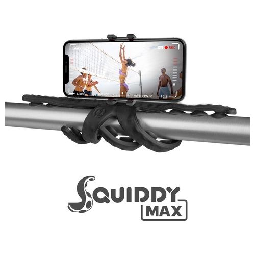 Celly Flexible Maxi Tripod Squiddy Max Supporto per Smartphone Nero