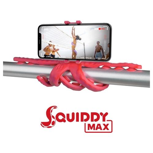 Celly Flexible Maxi Tripod Squiddy Max Supporto Per Smartphone Rosso