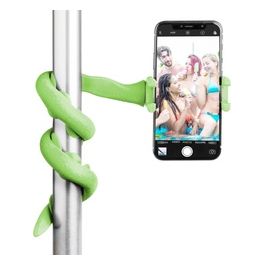 Celly Flexible Selfie Stick Snake Supporto Flessibile Per Smartphone Verde