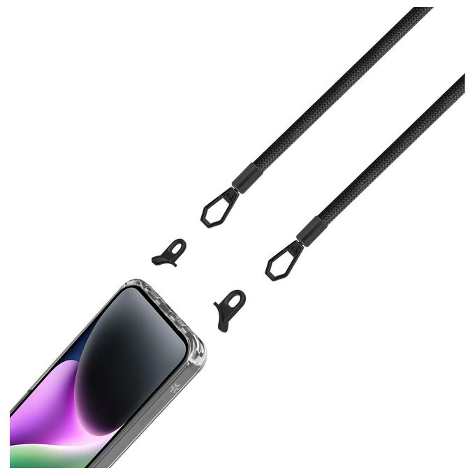 Celly Freedom Case con Lace Black per iPhone 15 Pro Max