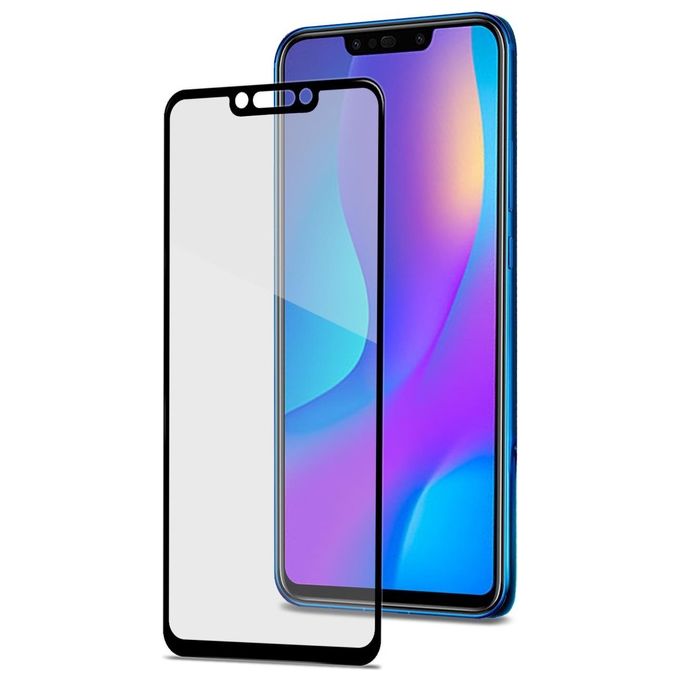 Celly Full Glass per Huawei P Smart+ Nero