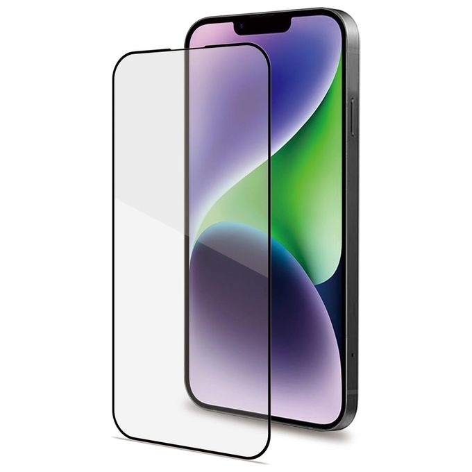 Celly Full Glass per iPhone 15 Plus Black